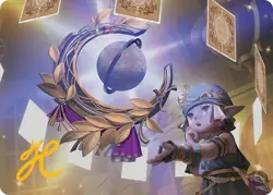 Astrologian's Planisphere Art Card (Gold-Stamped Signature) Art Series - Image 1