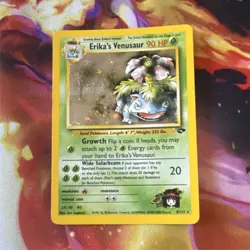 Erika's Venusaur 4/132 Gym Challenge Unlimited Holo Rare 90 HP Pokemon TCG Card - Image 1