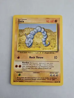 Onix 1999 Base Set - 56/102 - Common - Pokemon Card Wizard of the Coast NM - Image 1