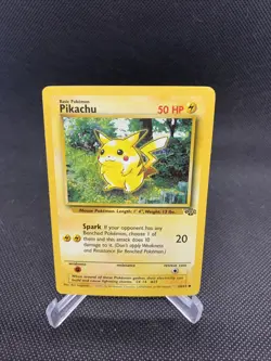 Pokemon WOTC Pikachu 60/64 Pokemon Card Jungle Set Moderately Played MP - Image 1