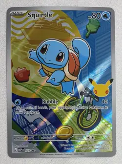 Pokemon Squirtle 037 1st First Partner Full Art Card A Beauty - Image 1