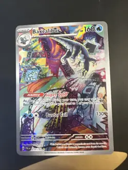 Baxcalibur 210/193 Pokemon Sv02: Paldea Evolved Illustration Rare Holo Card - Image 1