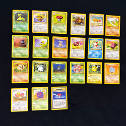 Pokemon WOTC Jungle Unlimited Partial Set 21 Card Lot MP-HP with Holos and Rares - Image 1