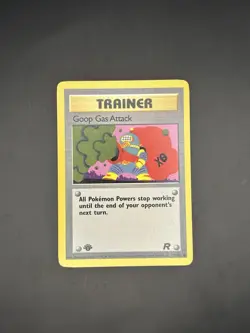 Pokemon TCG Goop Gas Attack 78/82 1st Edition Team Rocket LP Pokemon Card - Image 1