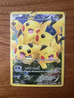 Pikachu (Full Art) RC29/RC32 Generations: Radiant Collection LP Pokemon Card TCG - Image 1