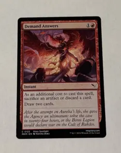 MTG Demand Answers - Murders at Karlov Manor LP - Image 1
