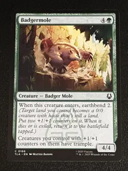 MTG Avatar: The Last Airbender Badgermole 0166 NM - Image 1