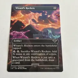 MTG: Lord of the Rings - Wizard's Rockets - Borderless Promo 0400 - NM - Image 1