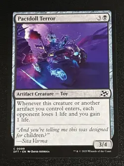 MTG Aetherdrift Pactdoll Terror 0099 NM - Image 1