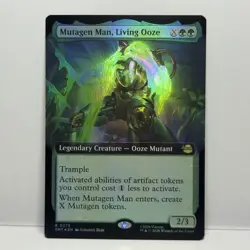 Mutagen Man Living Ooze Extended Art Foil #273 MTG Teenage Mutant Ninja Turtles - Image 1