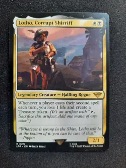 Lotho, Corrupt Shirriff - The Lord of the Rings *NM* Near Mint MTG - Image 1