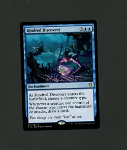 NM- MTG Kindred Discovery Commander 2017 011/309 Reg Rare Blue - Image 1