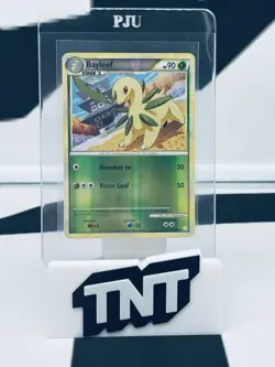 Pokemon Heart Gold & Soul Silver Reverse Holo Bayleef 35/123 - Image 1