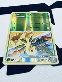Pokemon Heart Gold & Soul Silver Reverse Holo Bayleef 35/123 - Image 4