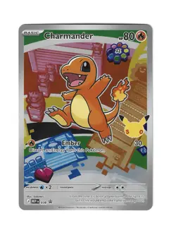 Charmander MEP 038 Pokemon First Partner Illustration Black Star Promo - Image 1