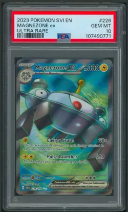 Pokemon Scarlet And Violet Magnezone ex Full Art 226/198 PSA 10 - Image 1