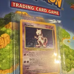 Pokemon Mewtwo Base Set Holo Rare English 1999 WOTC NEAR MINT 💎 grade worthy - Image 3