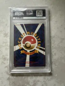 1998 POKEMON JAPANESE GYM BROCK'S RHYDON-HOLO #112 PSA 10 SWIRL - Image 2