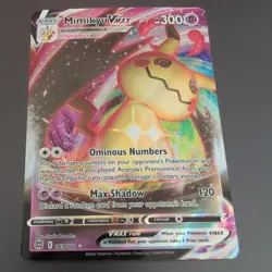 Pokemon TCG 2022 Brilliant Stars MIMIKYU VMAX 069/172 Full Art MINT - Image 1