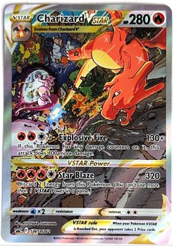 Pokemon Charizard VSTAR SWSH262 SWSH: Sword & Shield Promo Cards Holo - Image 1