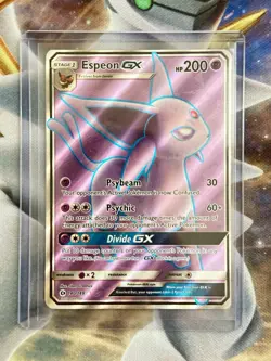 Espeon GX Full Art Ultra Rare Holo Card 140/149 Sun And Moon Nm/m - Image 1