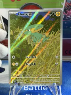 Electrike 196/182 Destined Rivals Full Art Illustration Holo Pokemon Card TCG - Image 1