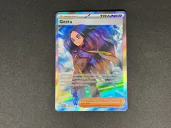 Pokemon TCG Geeta Obsidian Flame Trainer Card 218/197 Ultra Rare - Image 1