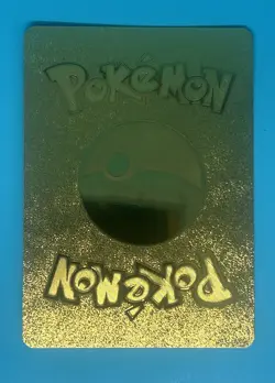 Pokemon Gold Foil Fan Art Card Mewtwo EX X Ball - Image 2