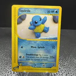 Pokemon Squirtle TCG Expedition Base Set Card 131/165 Regular Common - Image 1