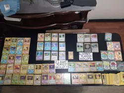 Vintage Pokemon Card Binder Collection Lot Wotc Base 1 Holo Rare Topps Charizard - Image 1