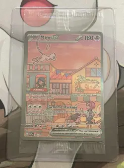Pokemon Mew EX SVP: Scarlet & Violet Promo Full Art Holo Card Sealed - Image 1