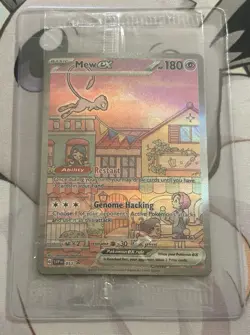 Pokemon Mew EX SVP: Scarlet & Violet Promo Full Art Holo Card Sealed - Image 1
