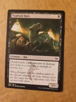 MTG Magic the Gathering Typhoid Rats (89/189) Fate Reforged LP BULK DISCOUNT - Image 1