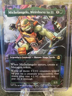 Michelangelo, Weirdness to 11 (Borderless) Teenage Mutant Ninja Turtles Regular - Image 1