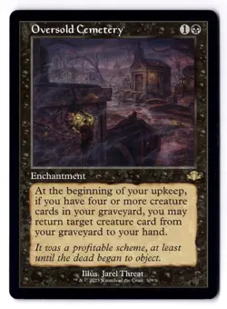 Oversold Cemetery NM* RTETRO Domminaria Remeastered 309 mtg -UnltdCards - Image 1