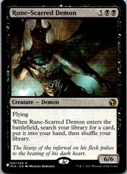 Rune-Scarred Demon The List Reprints NM Normal - Image 1