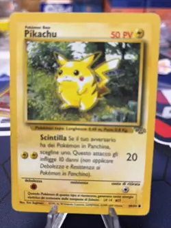 1999 Pokemon Jungle Pikachu 60/64 ITALIAN - Image 1