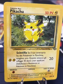 1999 Pokemon Jungle Pikachu 60/64 ITALIAN - Image 2