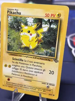 1999 Pokemon Jungle Pikachu 60/64 ITALIAN - Image 3