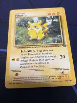 1999 Pokemon Jungle Pikachu 60/64 ITALIAN - Image 4