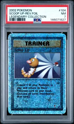 2002 Pokemon Legendary Collection - Scoop Up 104/110 - Reverse Holo - PSA 7 - Image 1