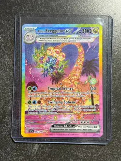 2024 Surging Sparks Alolan Exeggutor EX Holo Special Illustration Rare #242/191 - Image 1