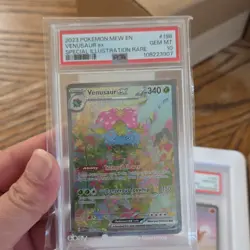 Pokemon Venusaur ex 198/165 Scarlet & Violet 151 Illustration Rare Holo PSA 10 - Image 1