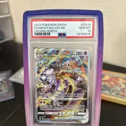 PSA 10 MEWTWO VSTAR GG44 CROWN ZENITH SWORD & SHIELD POKEMON GEM MINT - Image 3