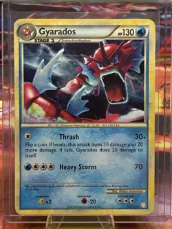 Pokemon TCG • Gyarados (Shiny) • HeartGold SoulSilver 123/123 • NM Rare Holo - Image 3