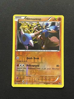 Hitmontop 49/111 Reverse Holo XY Furious Fists Pokemon TCG MP - Image 1