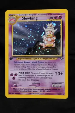 Slowking 1st Edition LP 14/111 Neo Genesis Holo Pokemon TCG - Image 1
