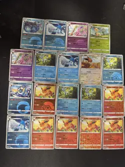 Pokemon Lot Of 19 Gem Pack 2 Reverse Holo Eeveelutions Chinese - Image 1