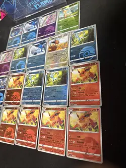 Pokemon Lot Of 19 Gem Pack 2 Reverse Holo Eeveelutions Chinese - Image 4