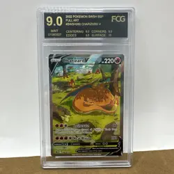 Graded PSA 9 2022 Pokemon SWSH BSP FA/Charizard V Ultra-Premium Collection #260 - Image 1